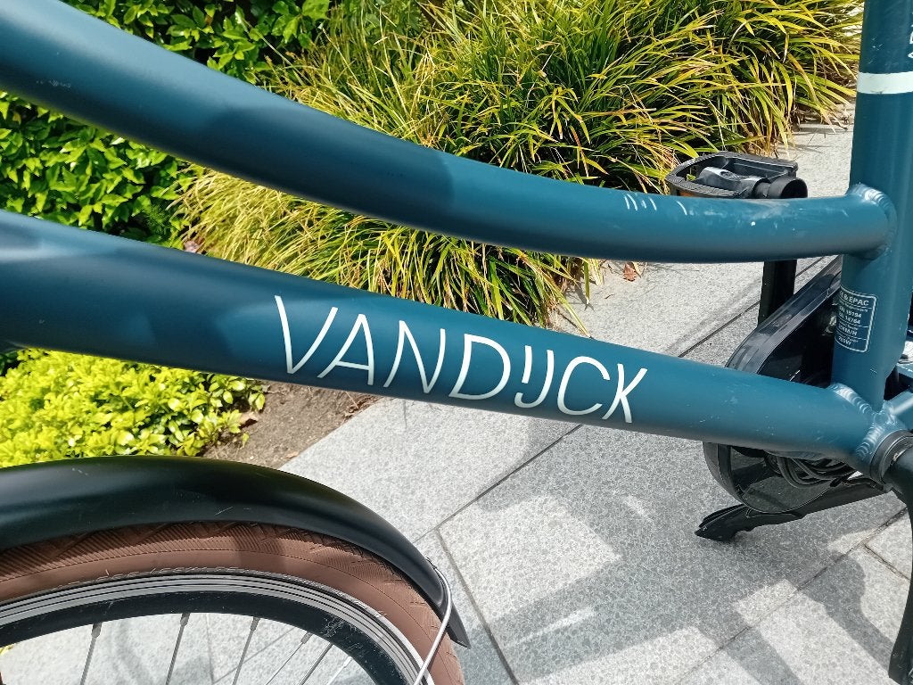 Elektrische fiets Vandijck, Gebruikt, Versnellingen, 56 cm of meer, Schijfrem