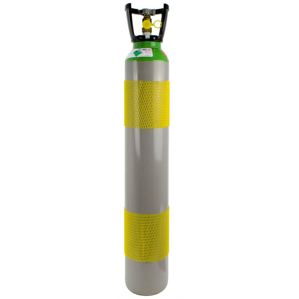 Menggas co2 lassen supergas cilinder 10 Liter LEEG, Doe-het-zelf en Verbouw, Ophalen, Zo goed als nieuw, 250 ampère of meer, Co2