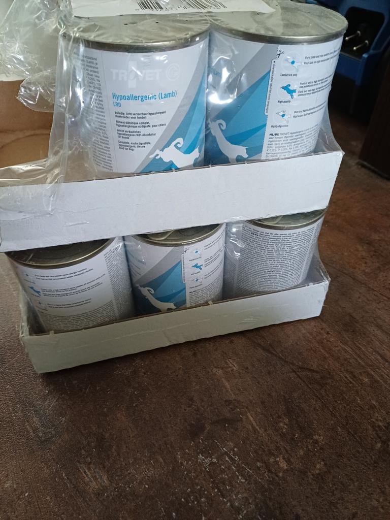 TROVET LAM HYPOALLERGEEN X10 Blik, Ophalen, Hond