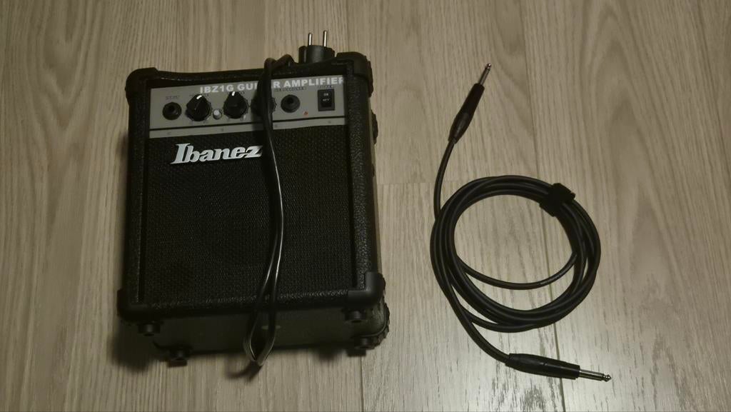 Ibanez IBZ1G gitaar versterker met NIEUWE kabel, Ophalen of Verzenden, Zo goed als nieuw, Gitaar, Minder dan 50 watt