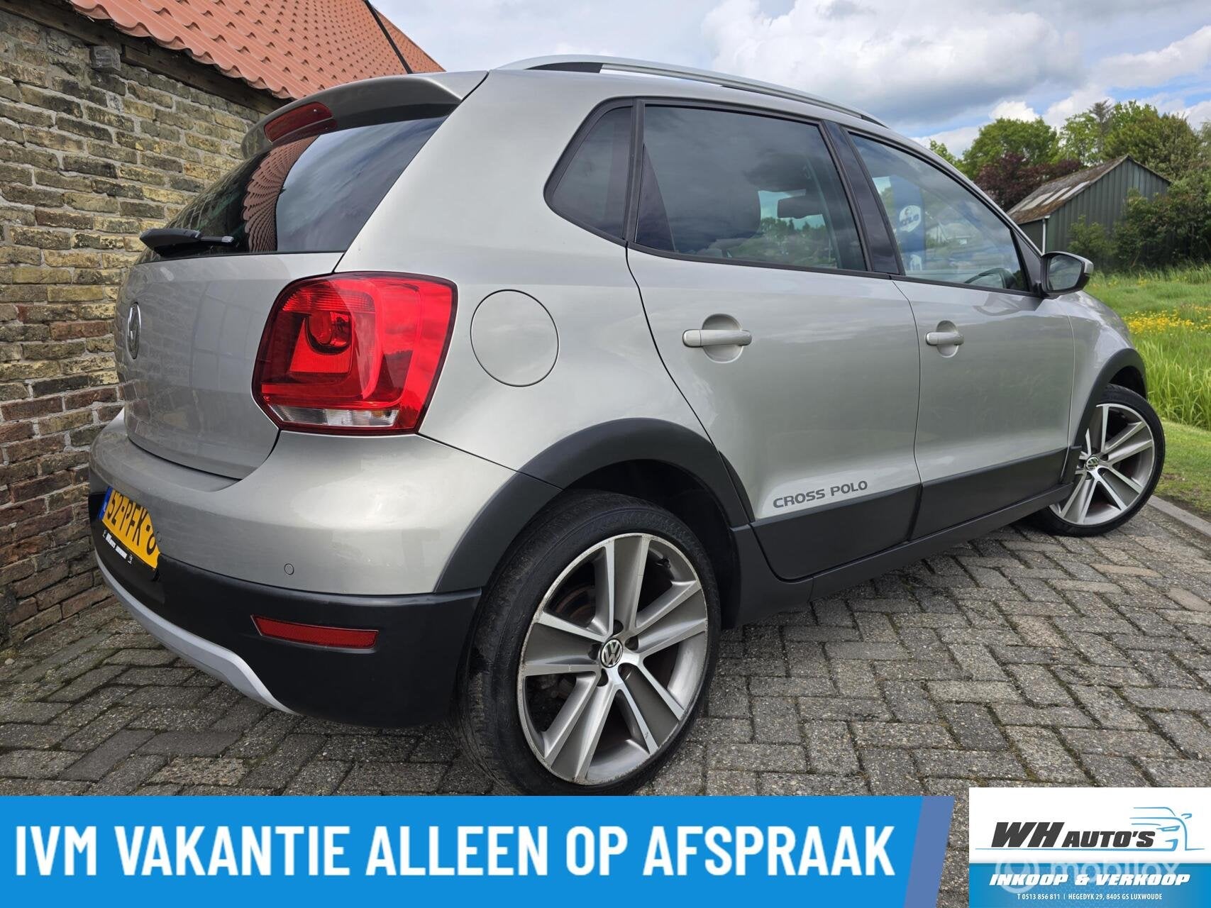 Volkswagen Polo 1.2 TSI Cross Navi|Leer| Pano | Led | Xenon, Euro 5, Beige, 1076 kg, Automatische klimaatregeling