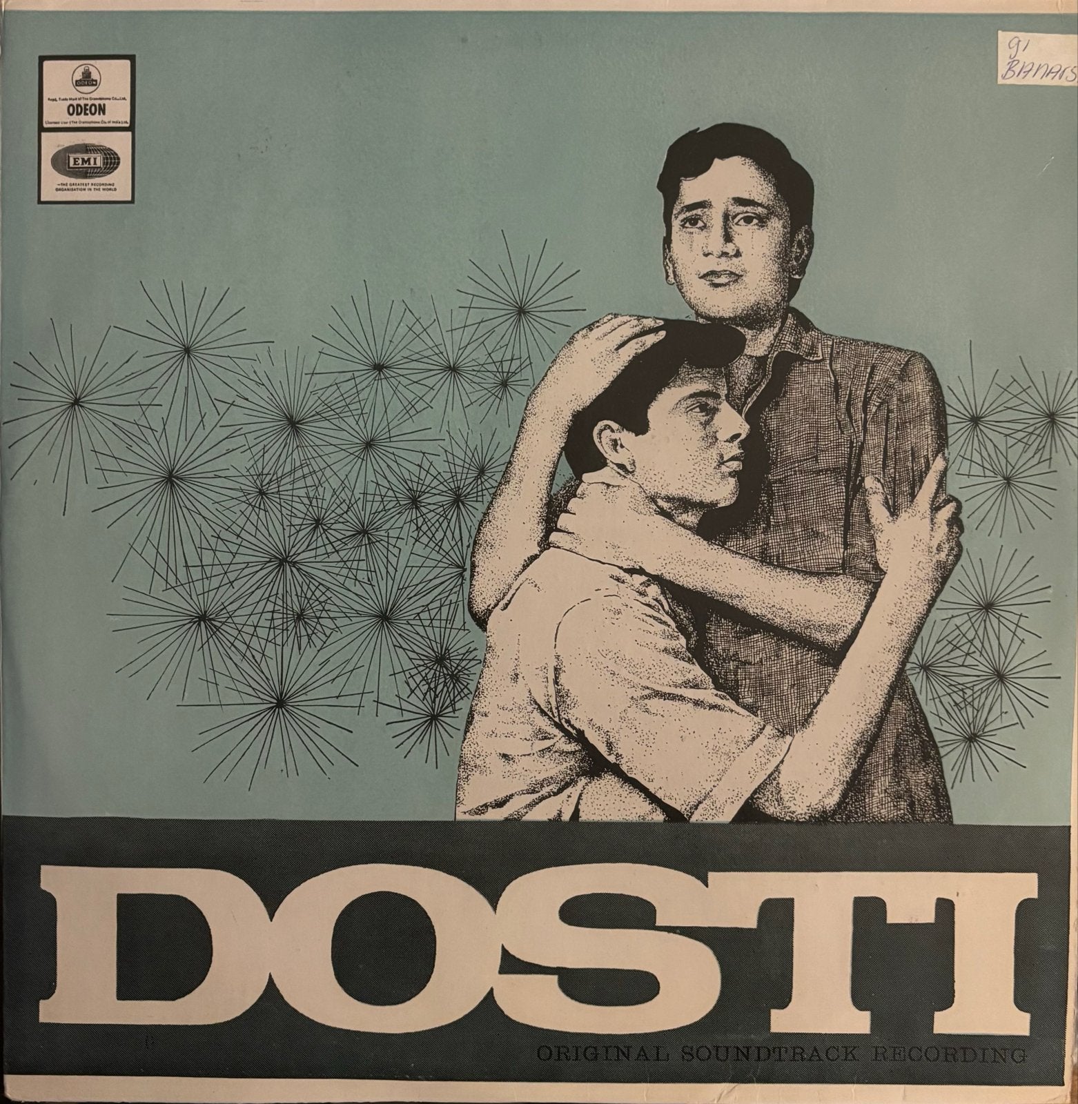 Dosti - Originele Soundtrack Recording (Odeon, India), Cd's en Dvd's, Originele persing, Verzenden, Gebruikt, 12 inch