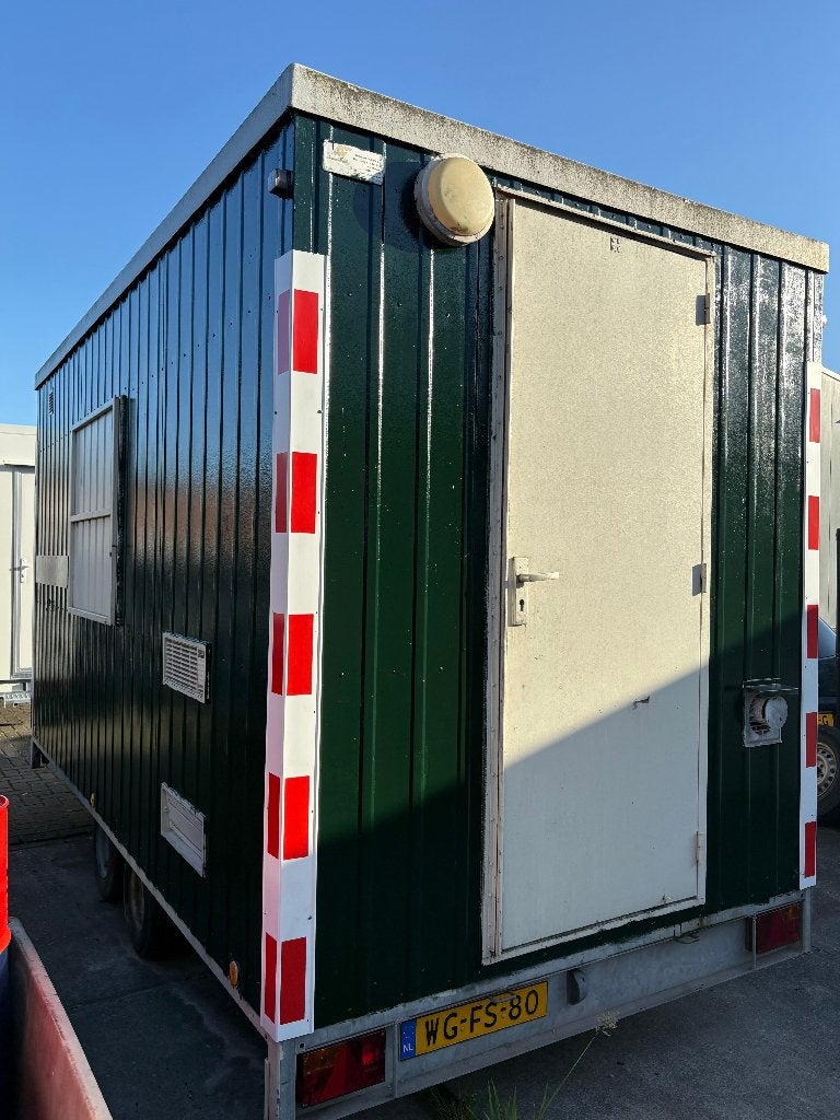 Te koop snelverkeer schaftwagen bouwkeet tandemasser, Doe-het-zelf en Verbouw, Bouwketen en Schaftketen, Ophalen, Gebruikt