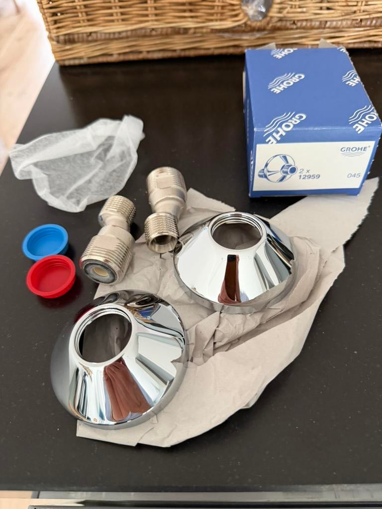 Grohe S koppeling en rozet 12959, Ophalen of Verzenden, Nieuw, Douche