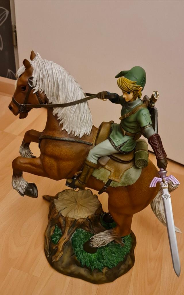 Zelda - Link on epona figure statue, Ophalen of Verzenden