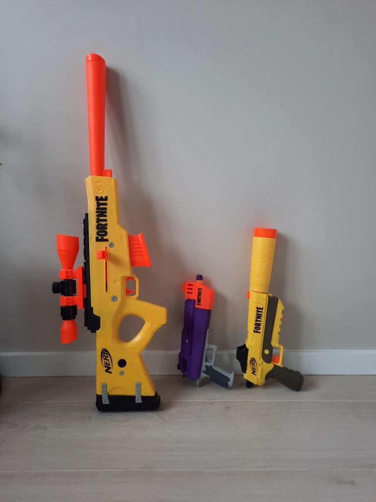 Nerf Fortnite Blasters Set - Diverse Fortnite Nerf Guns, Ophalen, Gebruikt, Jongen of Meisje