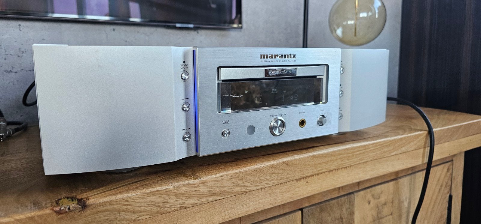Marantz SA-15S1 Super Audio CD-speler - Zilverkleurig, Ophalen, Zo goed als nieuw, Marantz