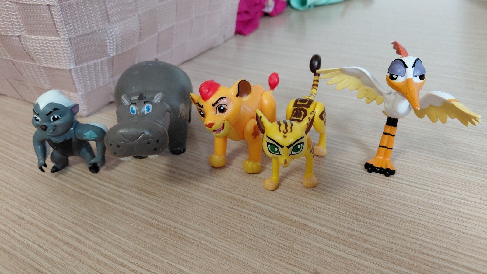 Lion guard Disney poppetjes, Ophalen of Verzenden, Zo goed als nieuw