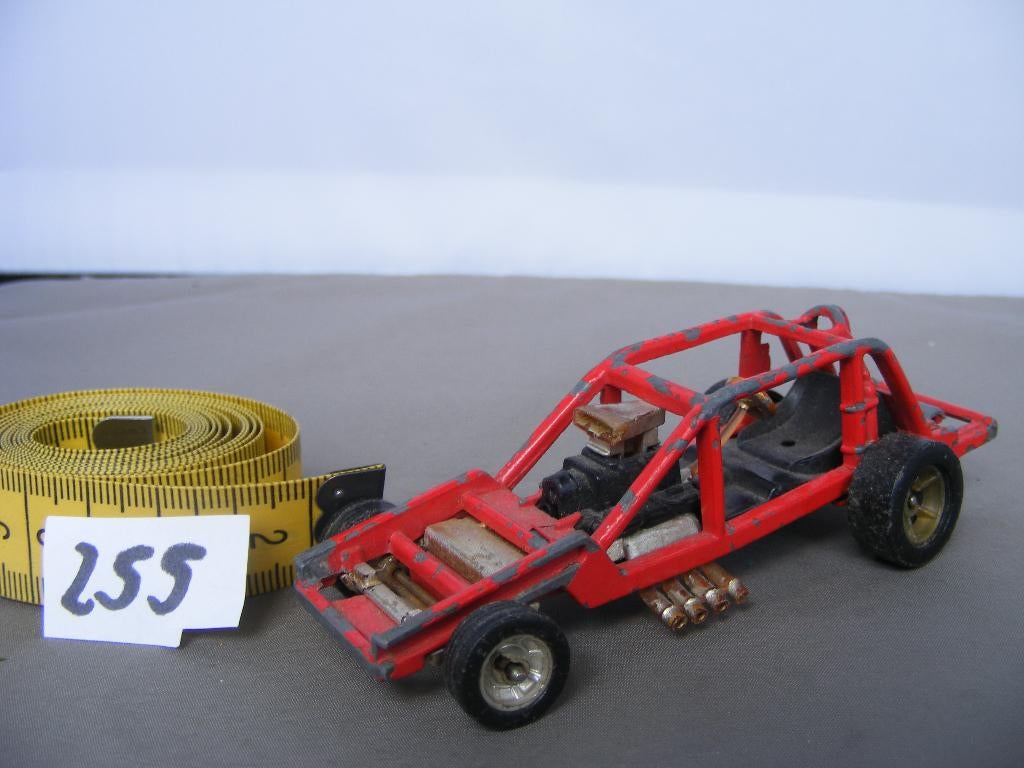 Chassis santa pod gloworm corgi toys zonder bestuurder(255), Ophalen of Verzenden, Gebruikt, Auto, Corgi