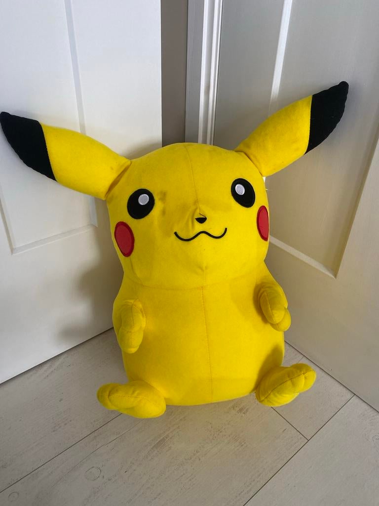 Grote Pikachu knuffel - Pokémon, Ophalen, Gebruikt, Overige merken, Geel