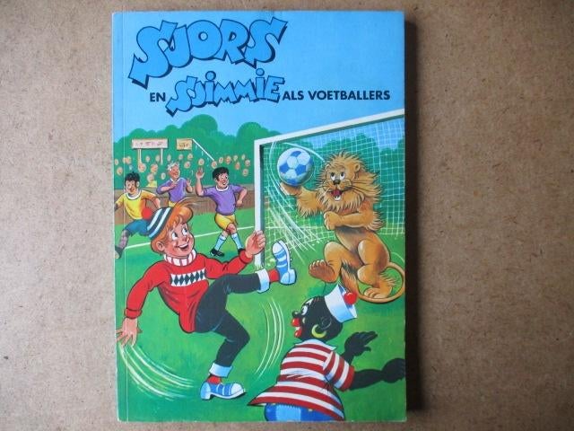 adv8093 sjors en sjimmie als voetballers, Boeken, Eén stripboek, Ophalen, Gelezen