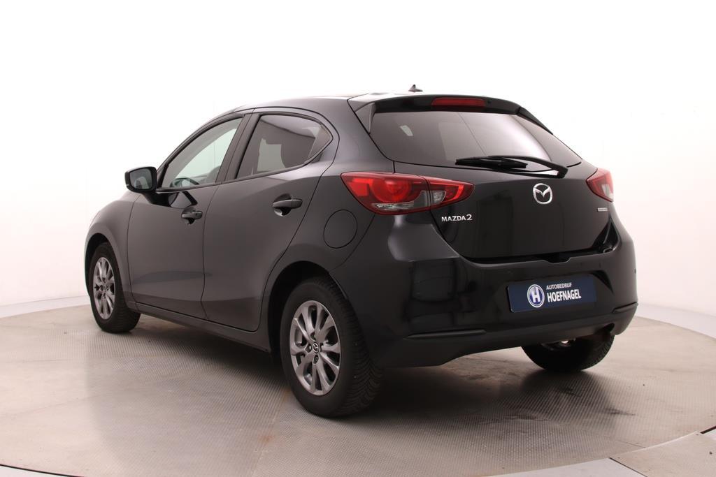 Mazda 2 1.5 Skyactiv-G Comfort | Cruise Control | Parkeersen, Voorwielaandrijving, Gebruikt, Zwart, 4 cilinders