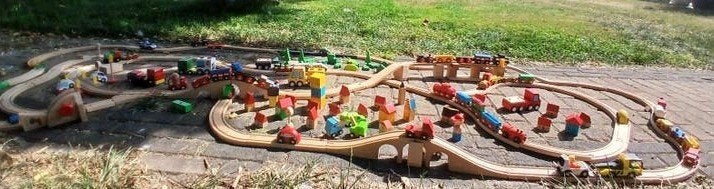 houten speel trein, Ophalen, Gebruikt, Overige typen