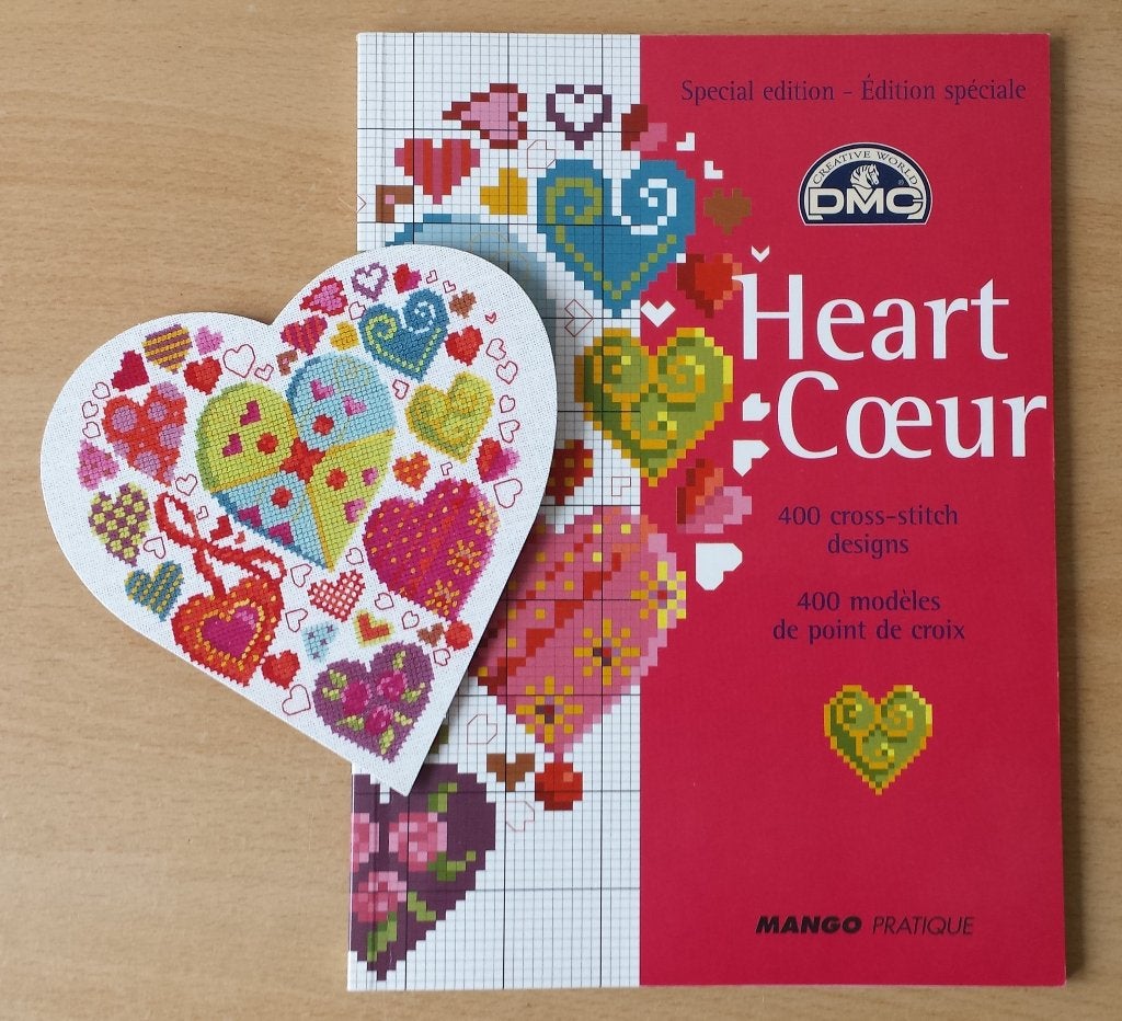 DMC - Heart / Coeur - Mango Pratique - 2004, Patroon, Gebruikt, Ophalen of Verzenden, Handborduren