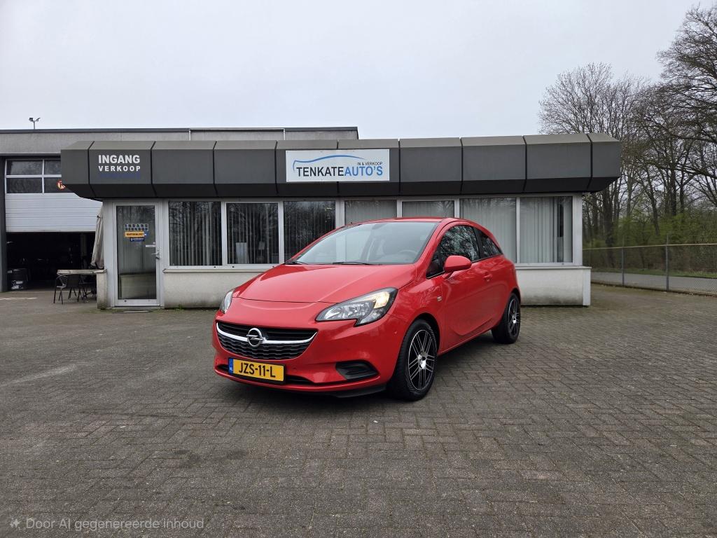 Opel Corsa 1.4 Turbo Airco Lichtmetaal 16 inch Parkeerhulp C, Gebruikt, Euro 6, 4 cilinders, Automatische klimaatregeling