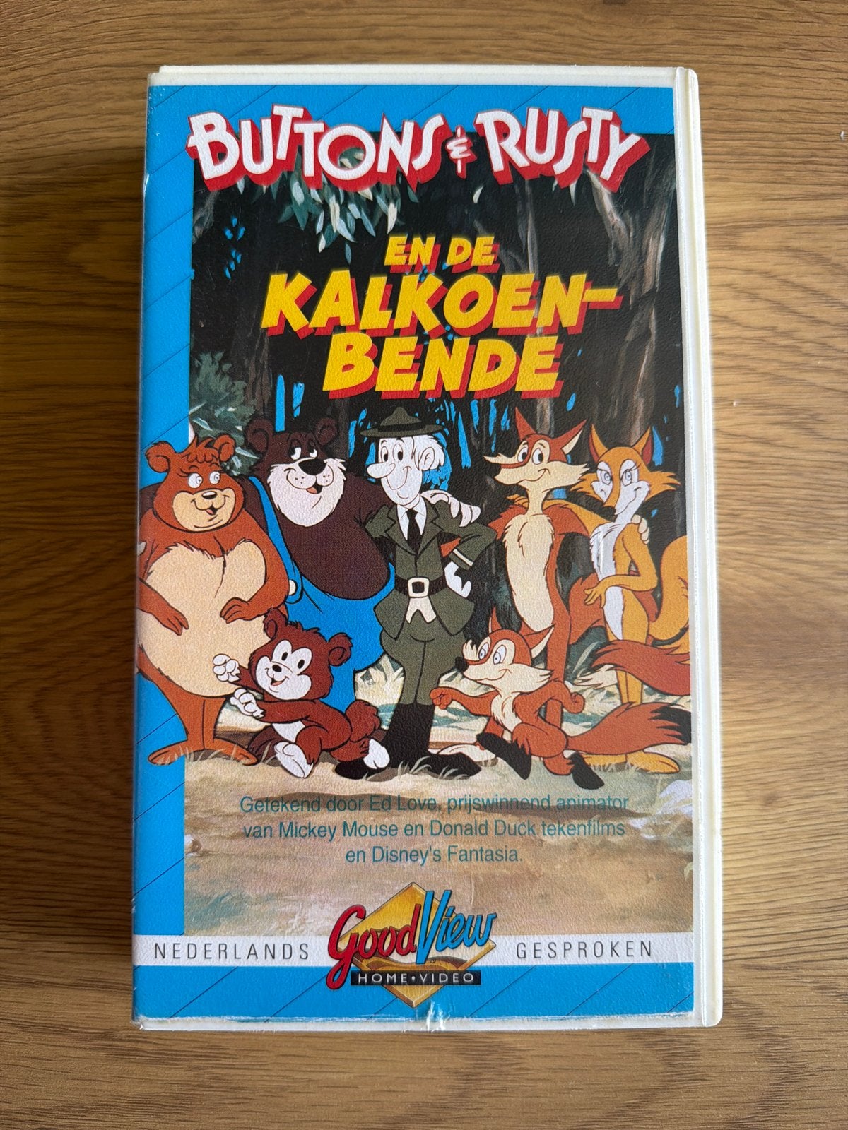 Buttons & Rusty en de Kalkoenbende VHS, Gebruikt, Alle leeftijden, Kinderfilm, VHS
