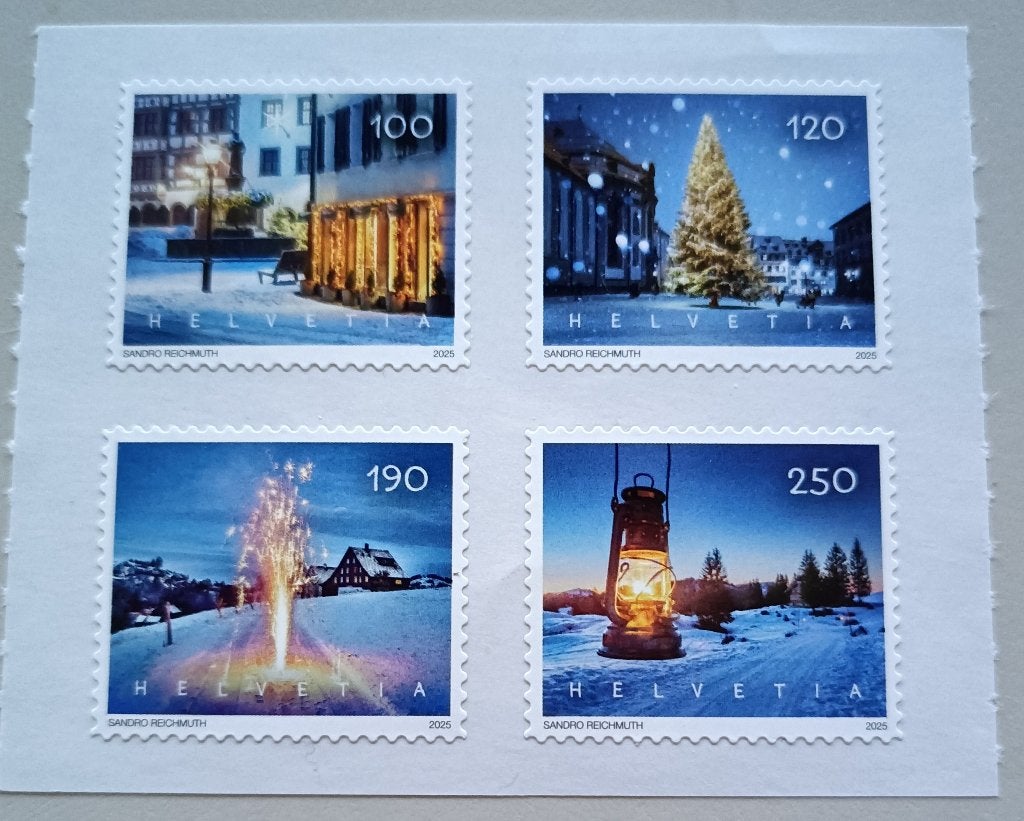 Zwitserland-Switzerland 2025 kerstmis, Ophalen of Verzenden, Postfris