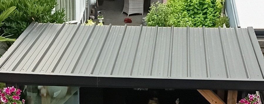 Sandwichpanelen platen 8 cm dik voor overkapping 4x4.5m, Ophalen