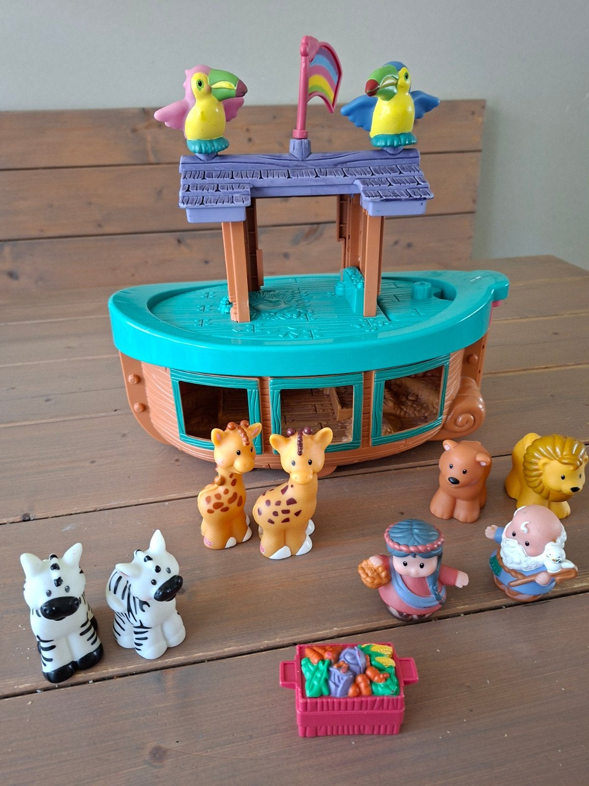 Fisher-Price Little People Noah's Ark met figuren, Ophalen of Verzenden, Gebruikt