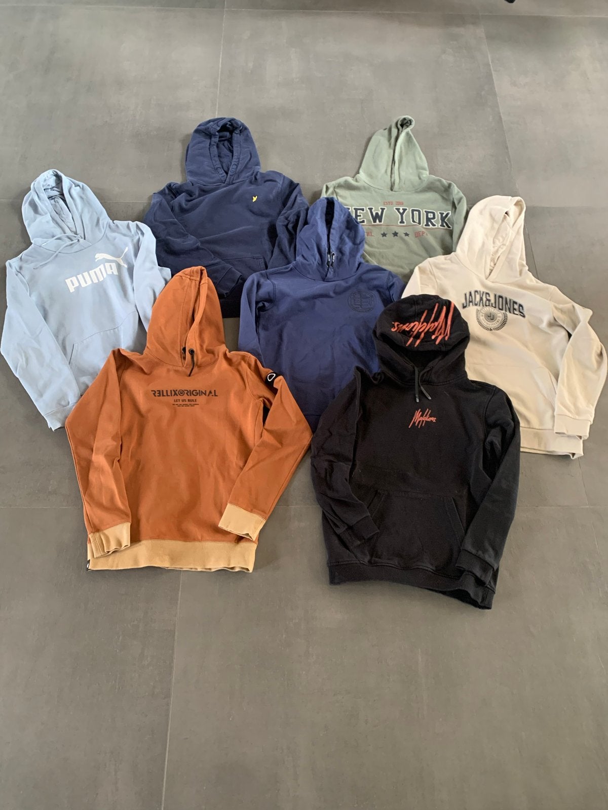 Hoodies pakket maat 152/164 - Puma, Malelion, Jack&Jones, Ophalen of Verzenden, Gebruikt, Jongen, Setje