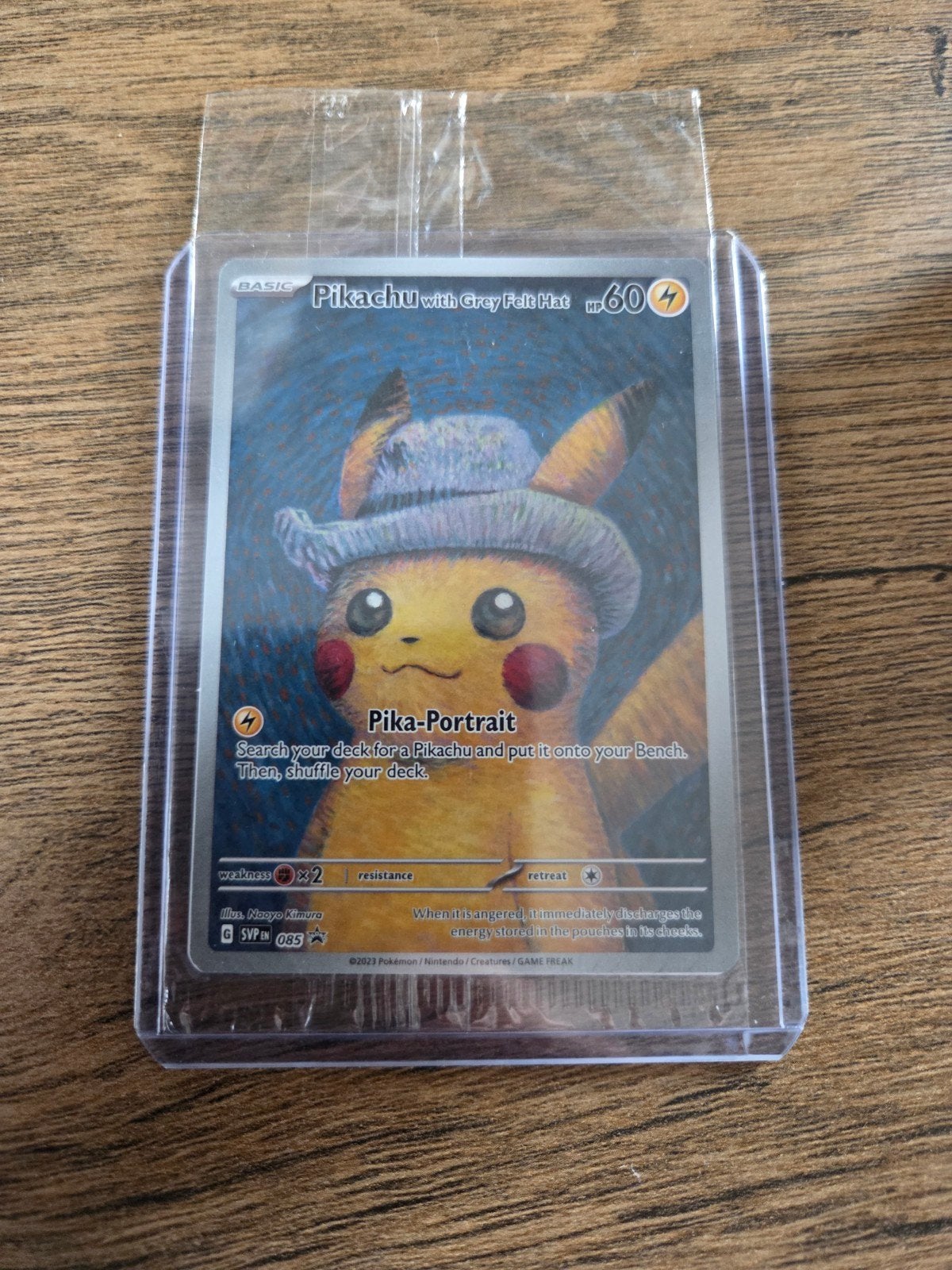 Pikachu with Grey Felt Hat (SVP 085), Ophalen, Nieuw, Losse kaart