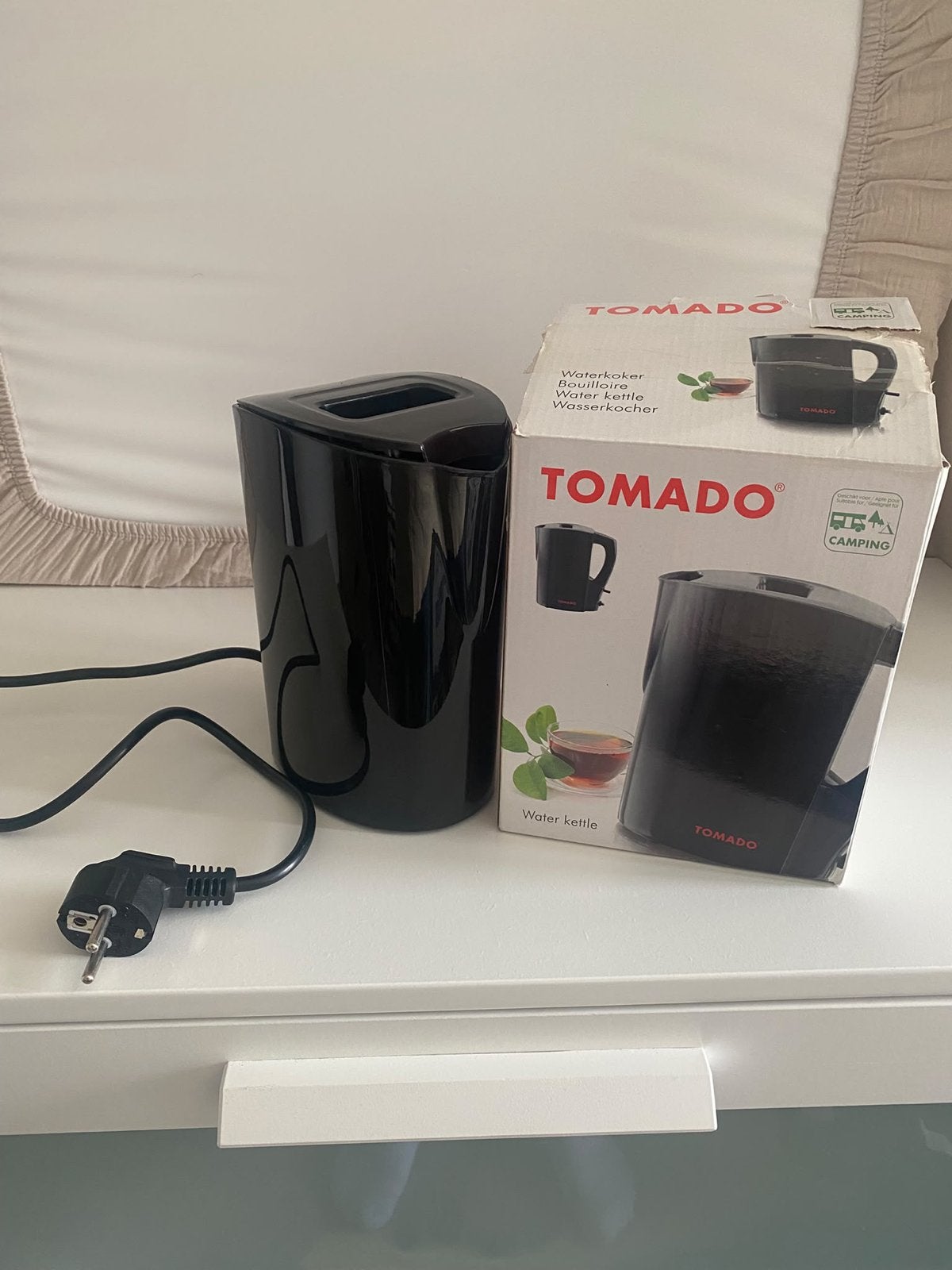 TOMADO Waterkoker - Compact en Efficiënt (1 Liter), Minder dan 1 liter, Ophalen of Verzenden, Nieuw