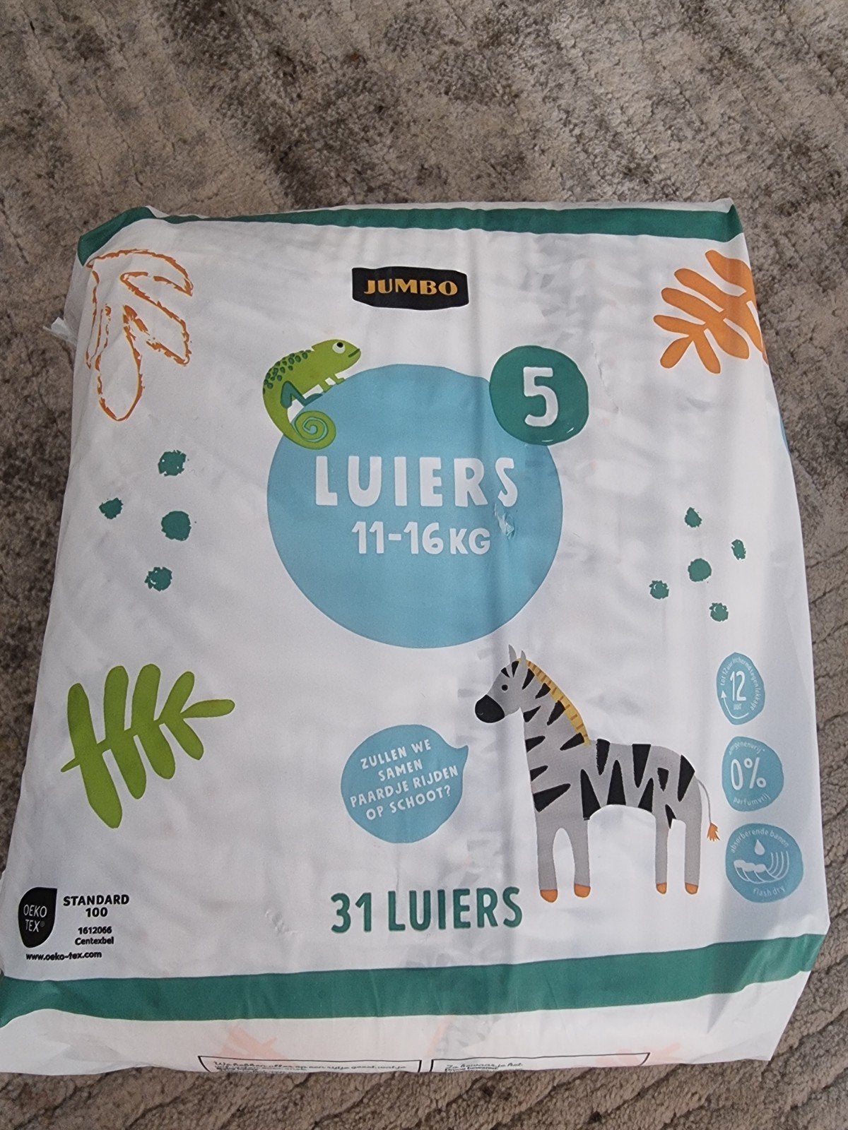 Jumbo Luiers Maat 5 (11-16 kg) - Nieuw Pak, Ophalen of Verzenden, Nieuw