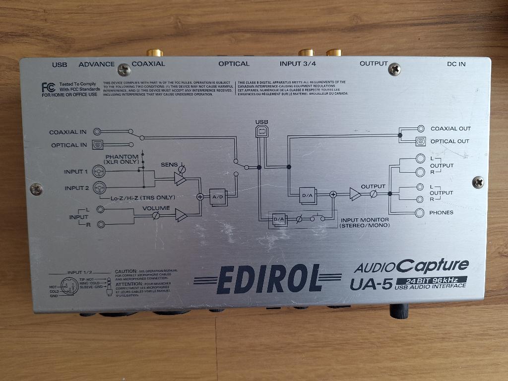 Edirol Audio capture UA 5, Muziek en Instrumenten, Ophalen of Verzenden, Gebruikt, Overige instrumenten