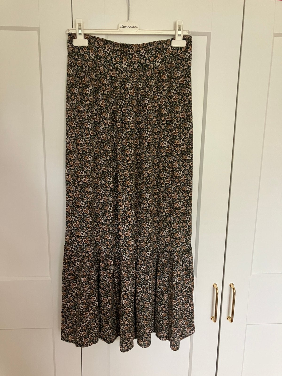 Lange gebloemde rok maat 40, Kleding | Dames, Rokken, Ophalen of Verzenden, Zo goed als nieuw, Maat 38/40 (M), Onder de knie