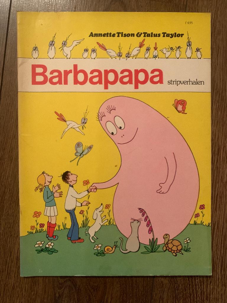 Strip Barbapapa stripverhalen vintage - Annette Tison, Eén stripboek, Ophalen of Verzenden, Gelezen