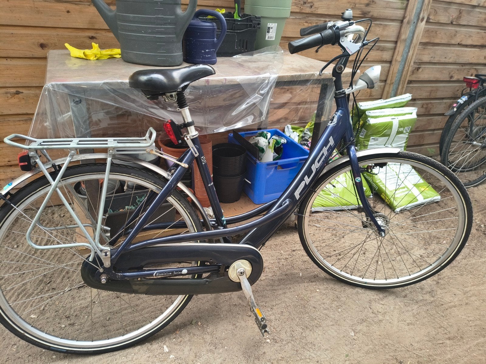 Puch Damesfiets met 7 versnellingen en lage instap, Overige merken, Velgrem, Versnellingen, Ophalen of Verzenden