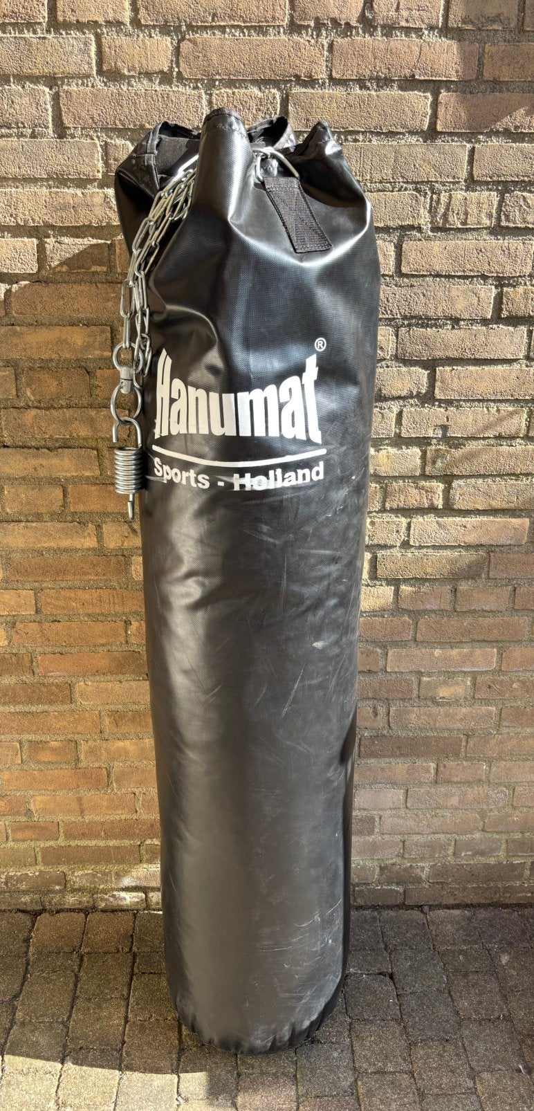 Bokszak met 2 paar bokshandschoenen, Ophalen, Zo goed als nieuw, Bokshandschoenen