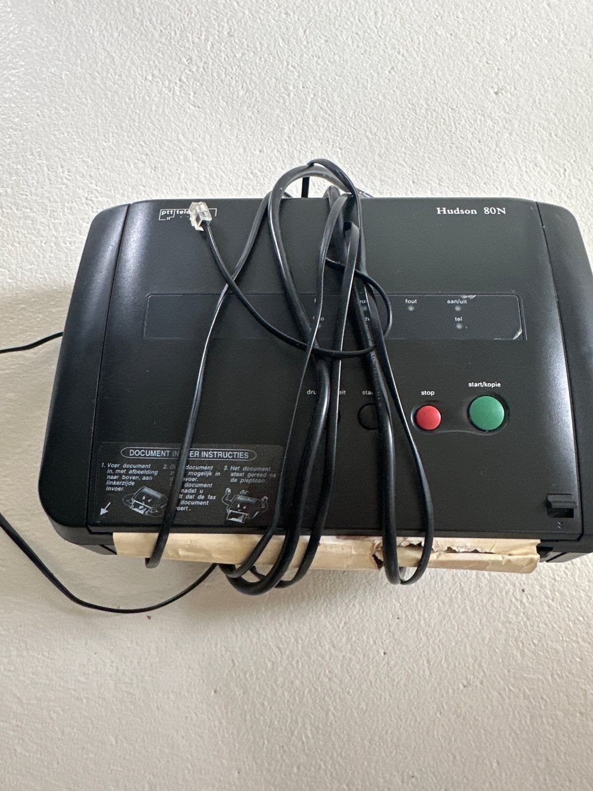Hudson 80N Faxapparaat - Compact en Functioneel, Telecommunicatie, Faxen, Ophalen of Verzenden, Gebruikt, Fax