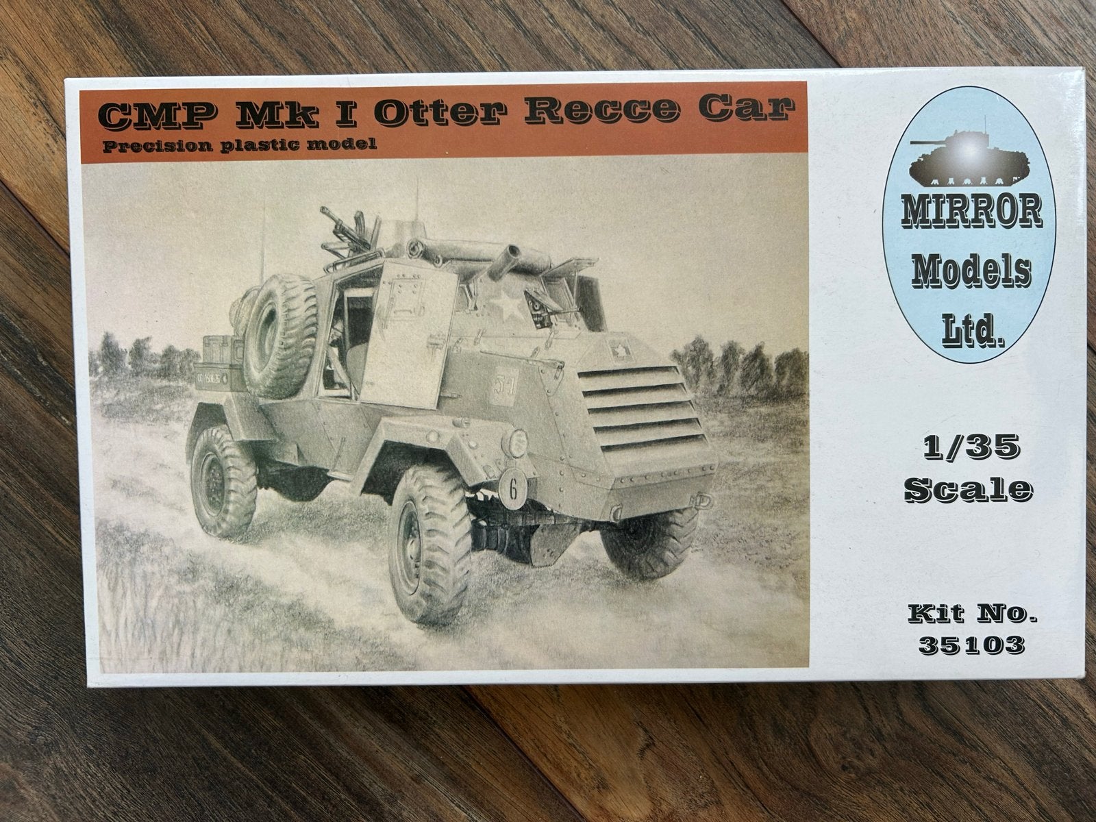 Mirror Models CMP Mk I Otter Recce Car 1/35 Schaal, Overige merken, Tank, 1:32 tot 1:50, Nieuw
