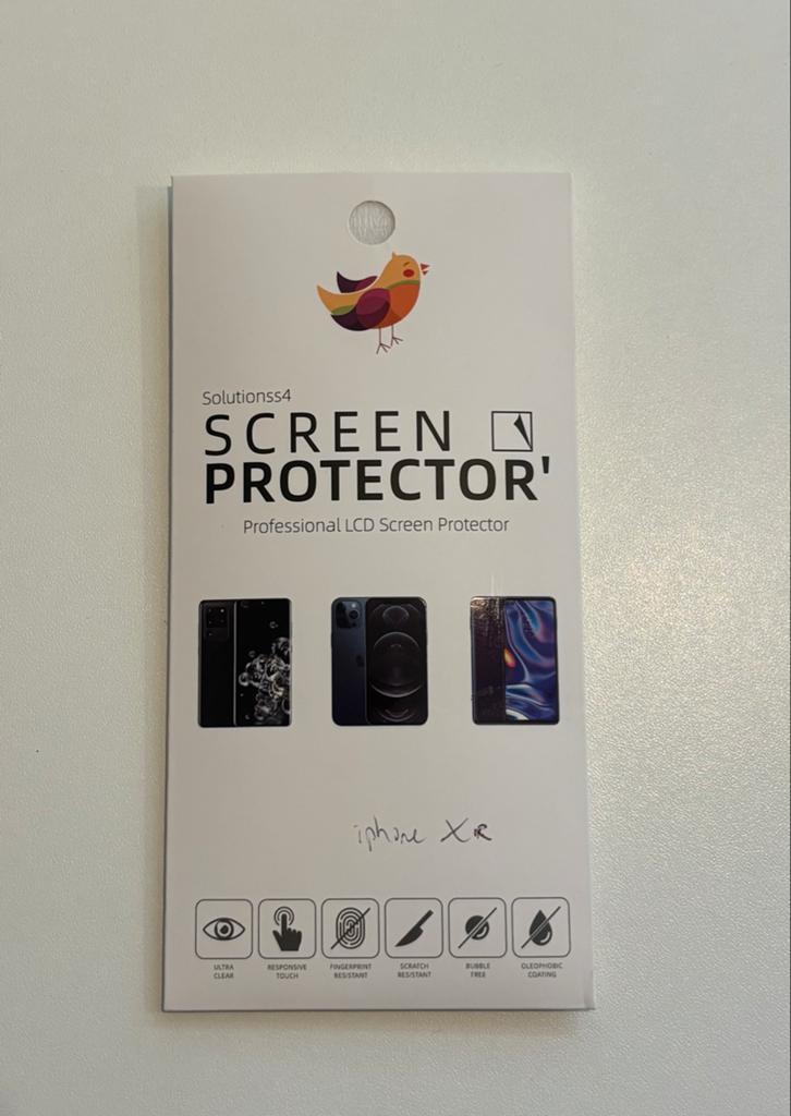 Solutionss4 Screenprotector voor iPhone XR, Ophalen of Verzenden, Nieuw, Bescherming