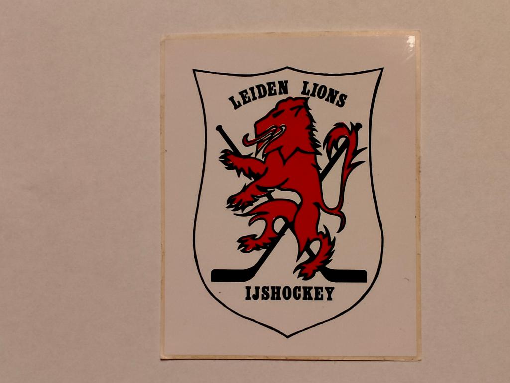 Leiden Lions ijshockey sport club vereniging sticker, Verzamelen, Ophalen of Verzenden, Gebruikt, Overige typen