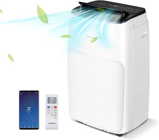 Costway 16.000 BTU 5 in 1 Airconditioner, Witgoed en Apparatuur, Ophalen, Koelen en Ontvochtigen, Minder dan 60 m³, Nieuw