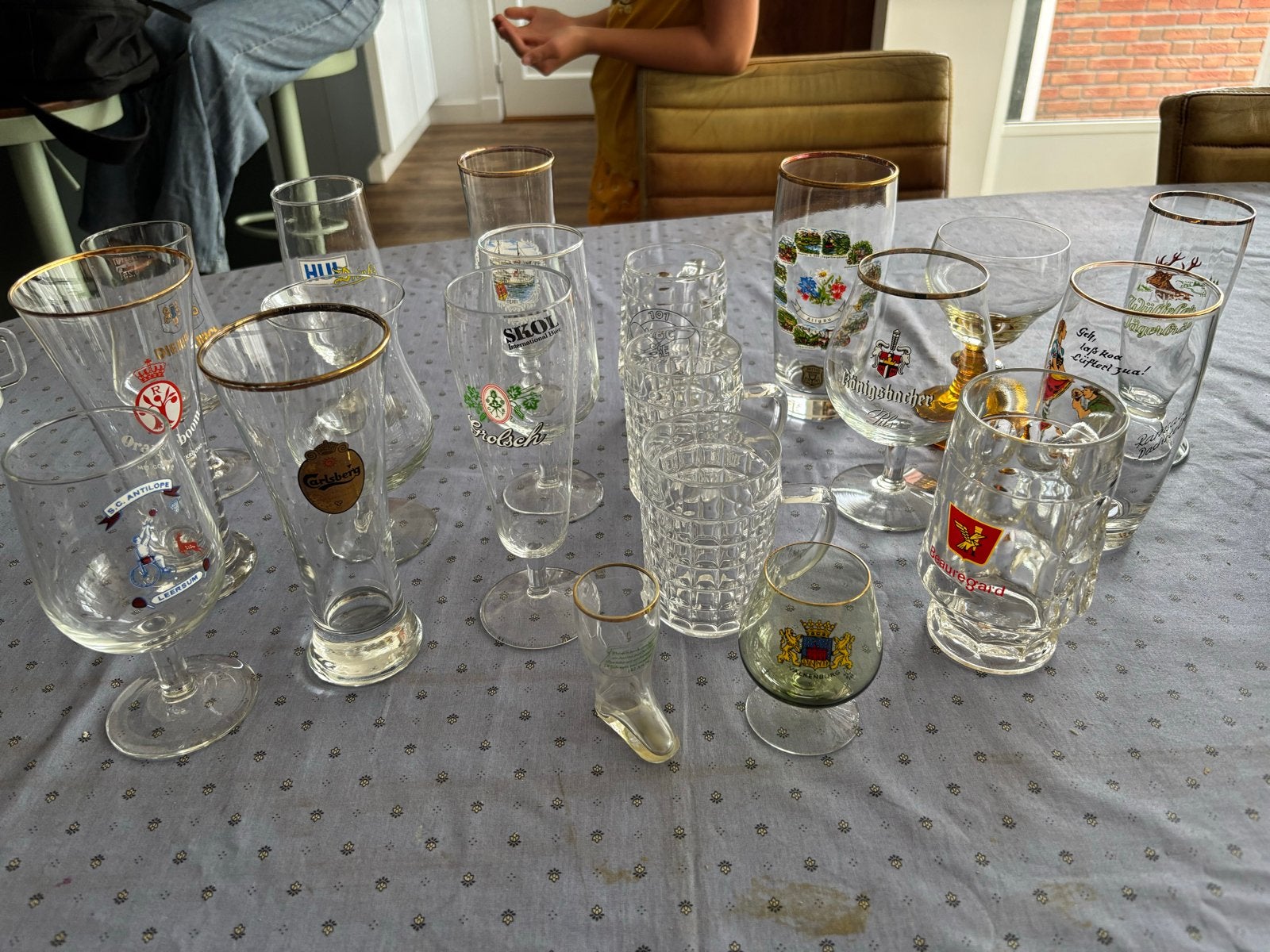 Verzameling bierglazen 20 stuks, Verzamelen, Biermerken, Ophalen of Verzenden, Zo goed als nieuw, Glas of Glazen, Overige merken