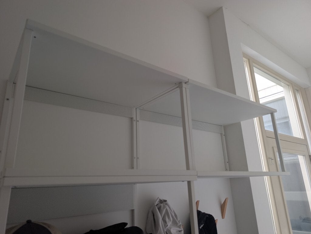 IKEA Platsa white metal shelving unit (60x40x40 cm), Huis en Inrichting, Ophalen, Zo goed als nieuw