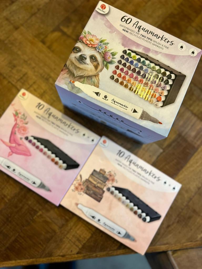 Aquamarkers, Ophalen of Verzenden, Zo goed als nieuw, Potlood of Stift