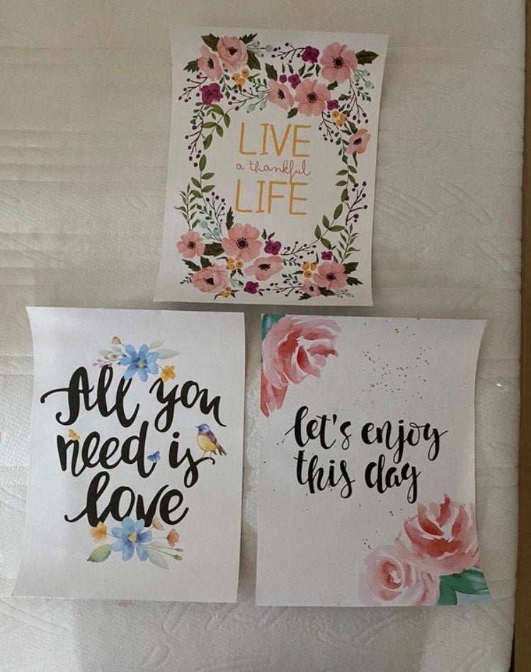 Leuke platen met tekst om in te lijsten - 30x40 cm, Minder dan 50 cm, Nieuw, Ophalen of Verzenden, Print