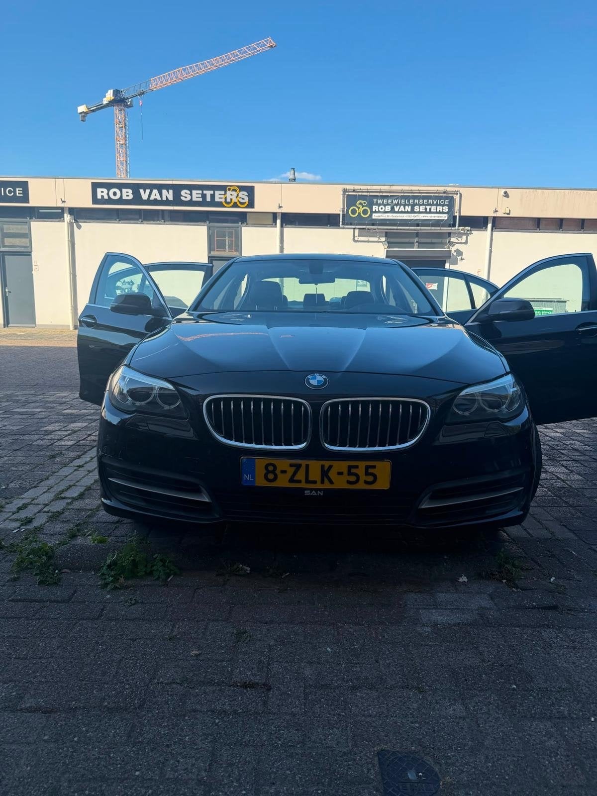 BMW 5-Serie 518d EDE 150pk Aut. 2015 Zwart, Automaat, Achterwielaandrijving, 1995 cc, 4 cilinders
