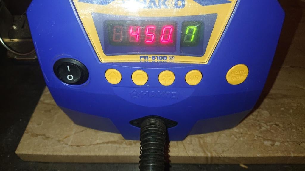 Hakko FR810B heteluchtsoldeerstation, Ophalen of Verzenden, Zo goed als nieuw