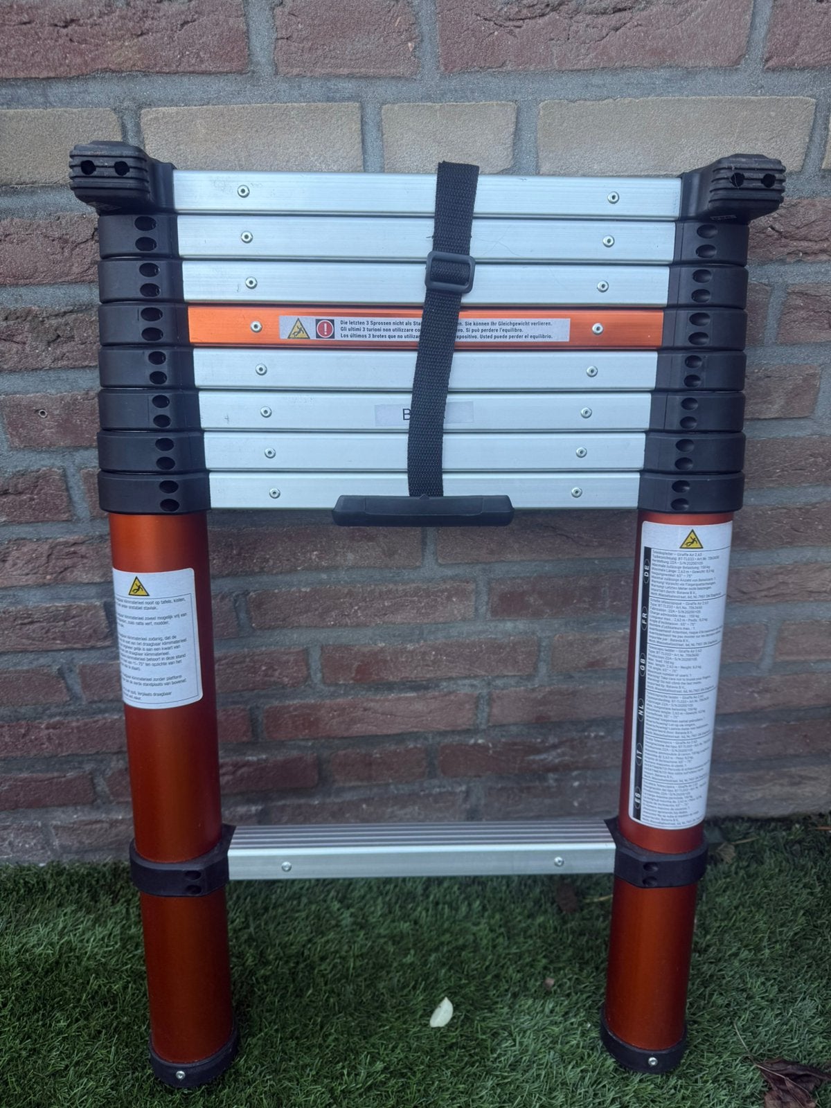 Batavia Telescopische ladder 2.63m, Doe-het-zelf en Verbouw, Ophalen of Verzenden, Zo goed als nieuw, Ladder, Opvouwbaar of Inschuifbaar