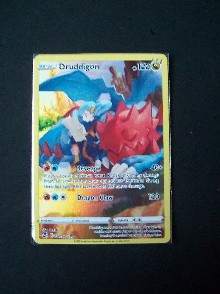 4316. Nieuwe Pokemon Kaart DRUDDDIGON HP 120 (TG09/TG30), Verzenden, Nieuw, Losse kaart, Foil