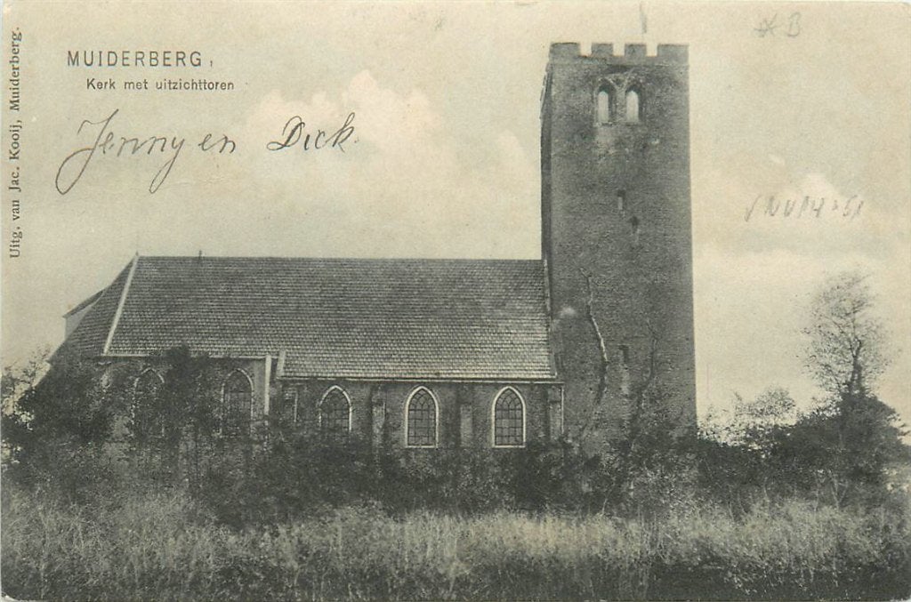 701-121-025 Muiderberg, Verzenden, Voor 1920, Noord-Holland