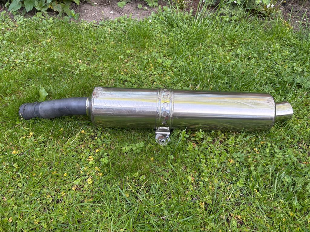 FZS600 FZS 600 Fazer uitlaat / demper 1998-2001, Motoren, Onderdelen | Yamaha, Ophalen of Verzenden, Gebruikt