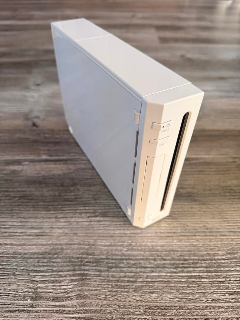 Nintendo Wii Console met accessoires en games, Ophalen, Gebruikt, Met 2 controllers, Met stuurtje