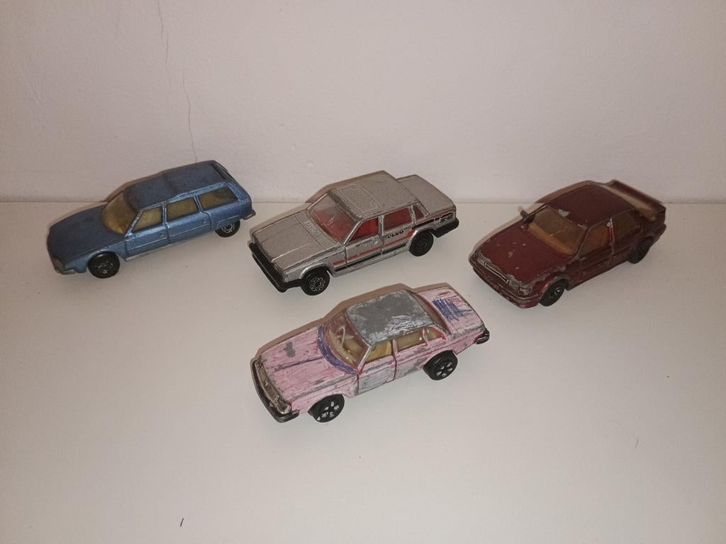 Volvo 244 Playart, Volvo 740 760 majorette, citroën CX Saab, Ophalen of Verzenden, Gebruikt, Auto