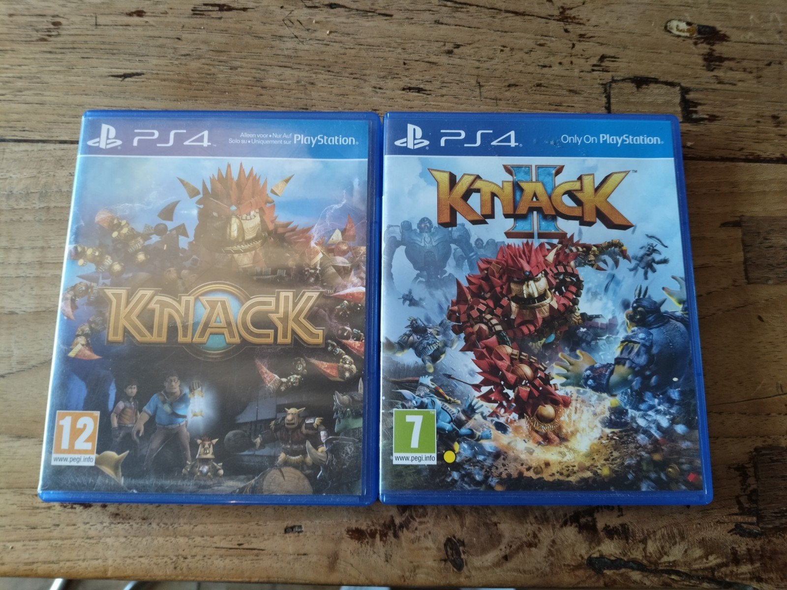 Knack 1 & 2 PS4 - Actie en Avontuur Dubbelpakket, Avontuur en Actie, 2 spelers, Eén computer, Ophalen of Verzenden